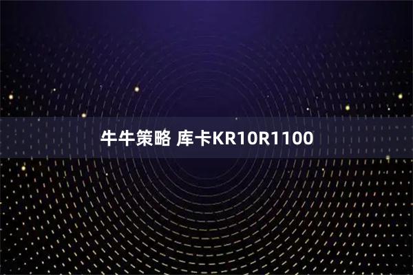 牛牛策略 库卡KR10R1100